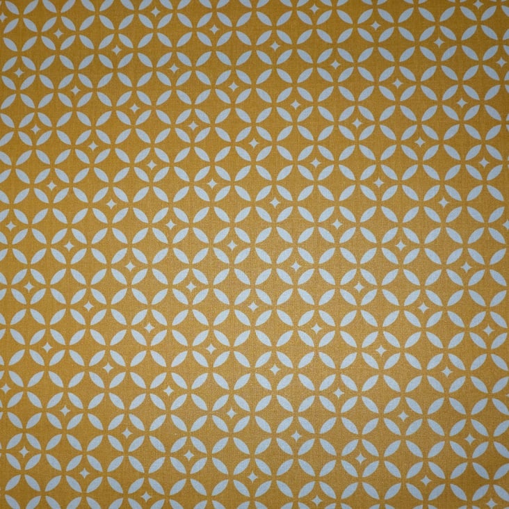 Nappe enduite rectangle 160 x 300 cm jaune-Mosaïque cropped-2