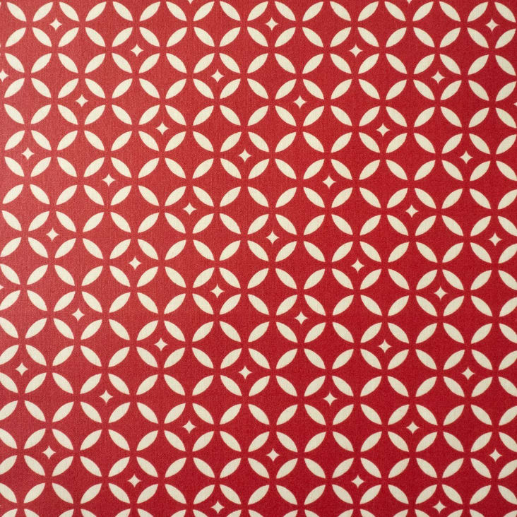 Nappe jacquard, ovale, rouge, env. 160 x 220 cm 332701