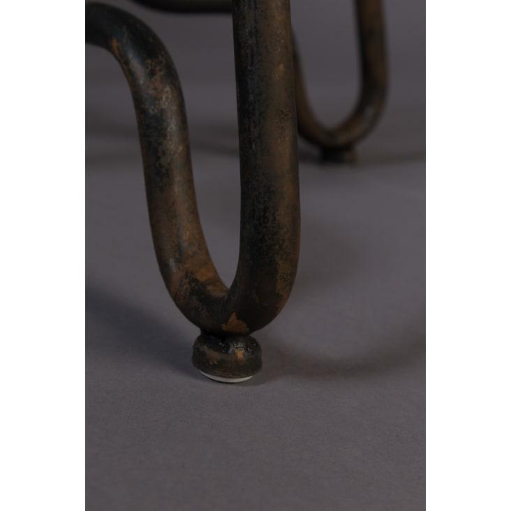 Chaise de bar en métal noir-Ovid cropped-3