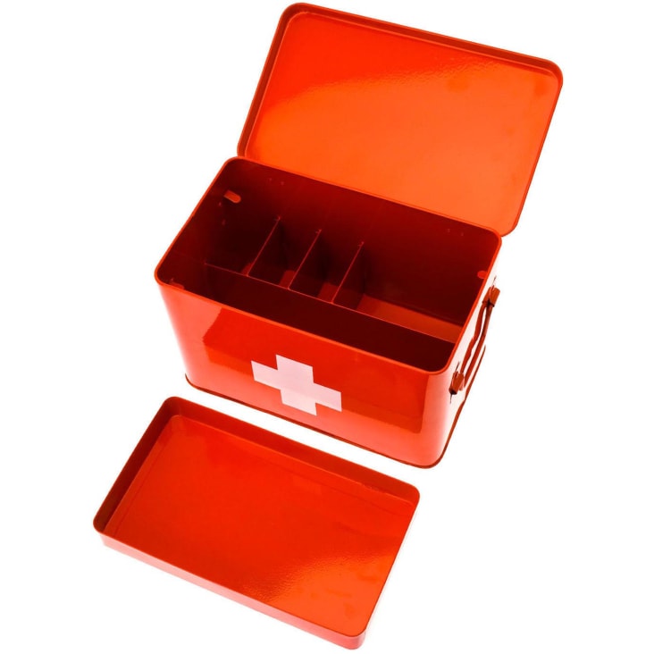 Boîte de rangement - Boîte à pharmacie - Rouge