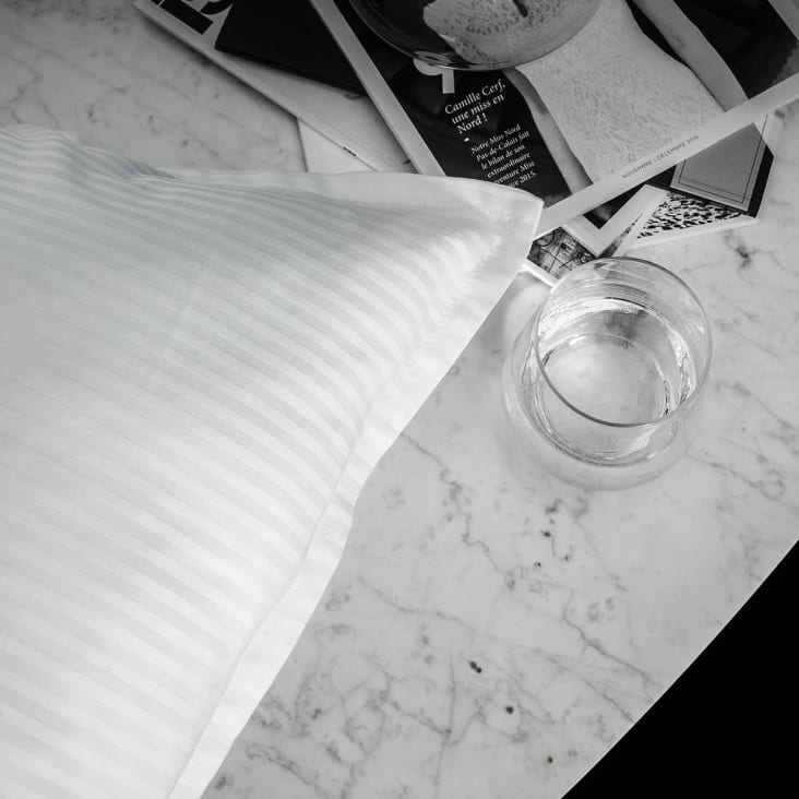 Housse de couette en satin blanc 200x200-GRAND HOTEL cropped-2