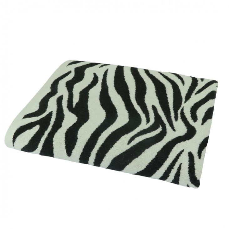 Drap de bain en Coton Beige 100x150 cm-Zebra