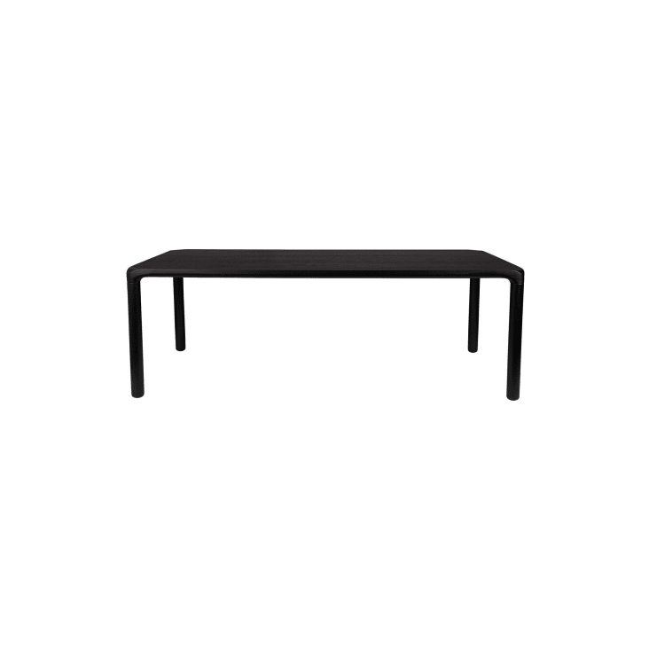 Table 220x90cm en bois noir-Storm
