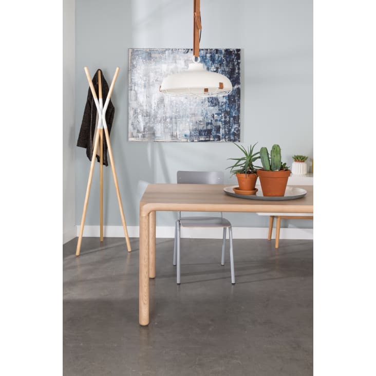Table 220x90cm en bois beige-Storm cropped-4