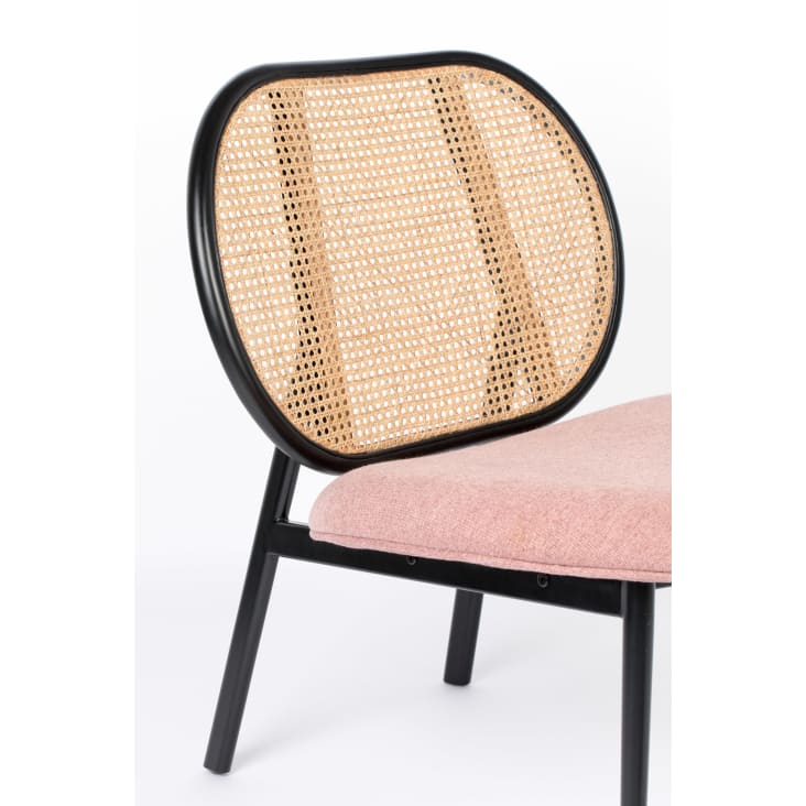 Chaise en rotin rose-Lounge spike cropped-7