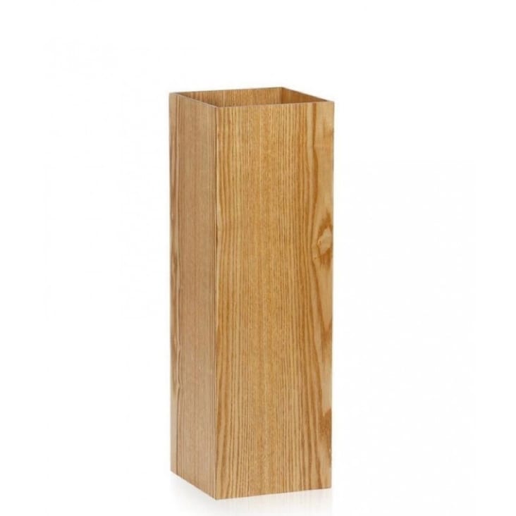 Porte-parapluies carré en bois de saule H50cm-SAULE