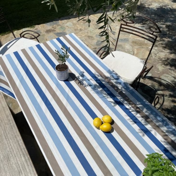 Gualiy - Tovaglia Da Tavolo Rettangolare In PVC 140x200 Cm - Antimacchia, Con Motivo Floreale, Colore Grigio - Per Cucina, Pranzo, Feste, Esterno