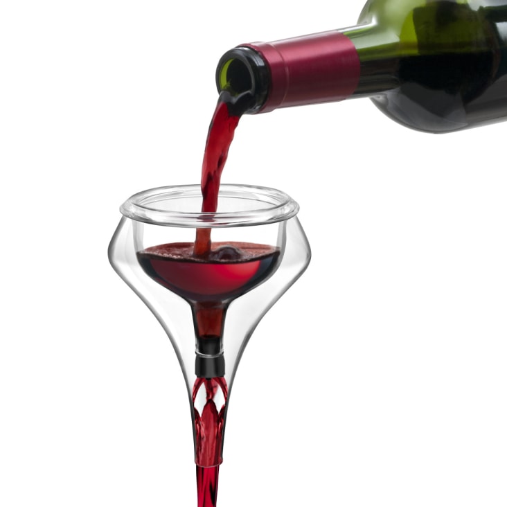 Aeratore per vino Vetro e silicone Trasparente EPICURE