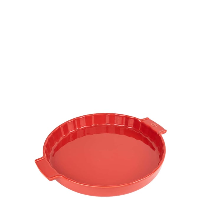 Moule à tarte céramique rouge D30cm-Appolia