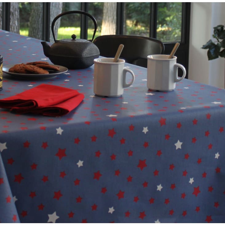 nappe-coton-enduit-bleue-carr-e-160-x-160-cm-etoiles-maisons-du-monde