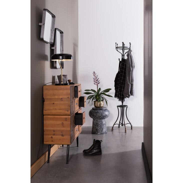 Perchero metalico deals negro