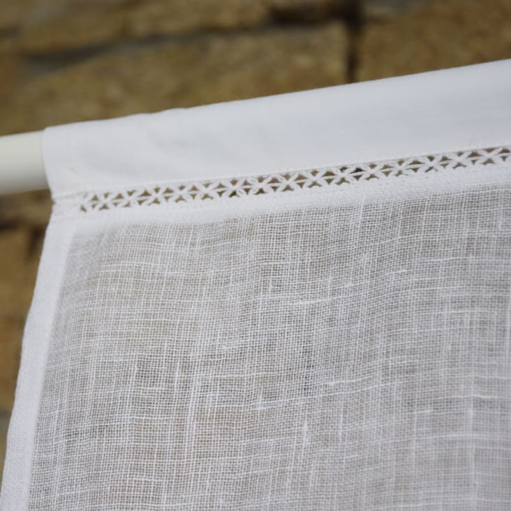Visillo de lino blanco – Kipli