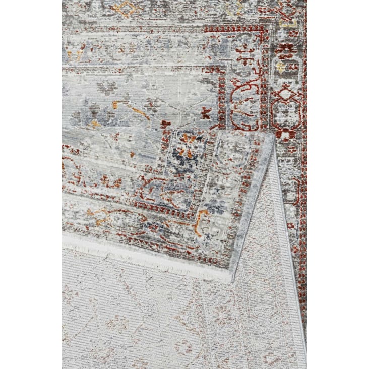 Teppich im Vintage-Boho-Stil mit Fransen, du 200x290 in Maisons Monde | grau, SOHO