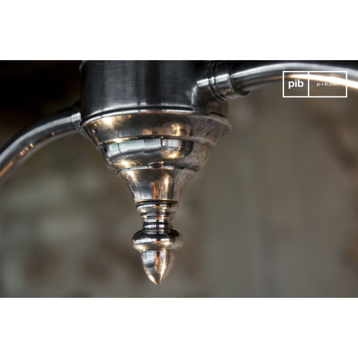 Portacandela Antivento Sanremo - Argento Placcato, Antiossidante, Altezza 20 Cm