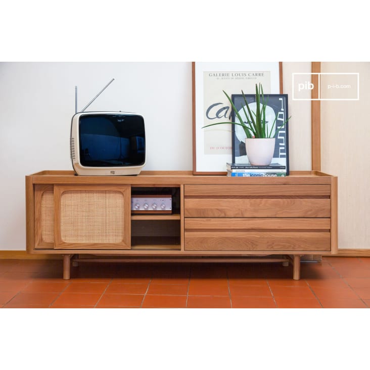 Meuble TV en chêne beige-Aarne cropped-2