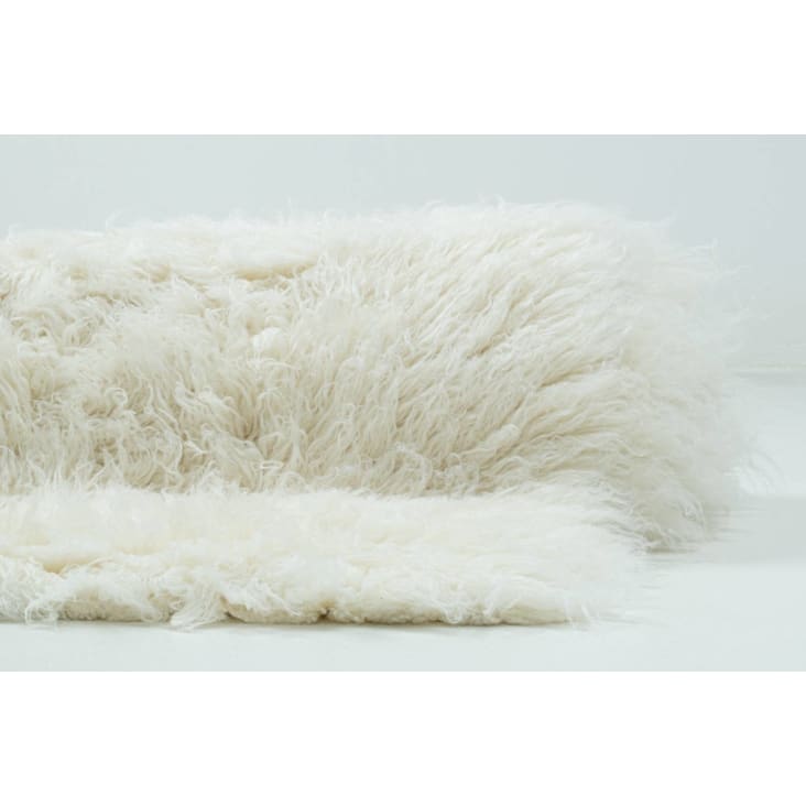 Tapis flokati en laine vierge - naturel 160x230 cm-FLOKOS 2450 cropped-7
