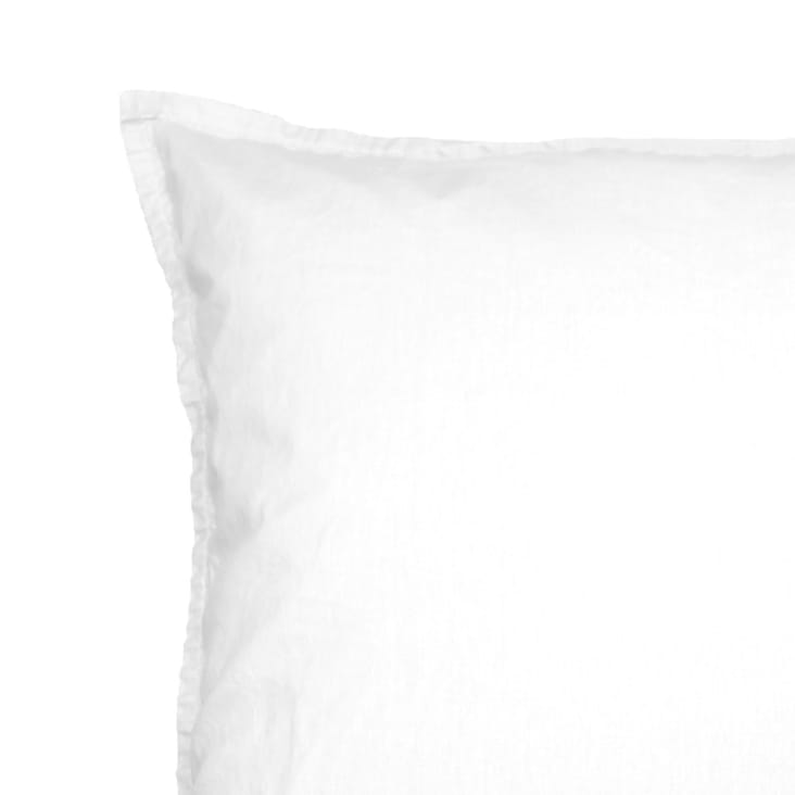 Lot de 2 taies d'oreiller en coton  blanc 50x70 cm-Studio cropped-3