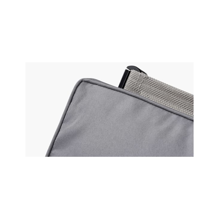 Coussin bain de soleil polyester gris 186x53x5 cm-Picchu cropped-4