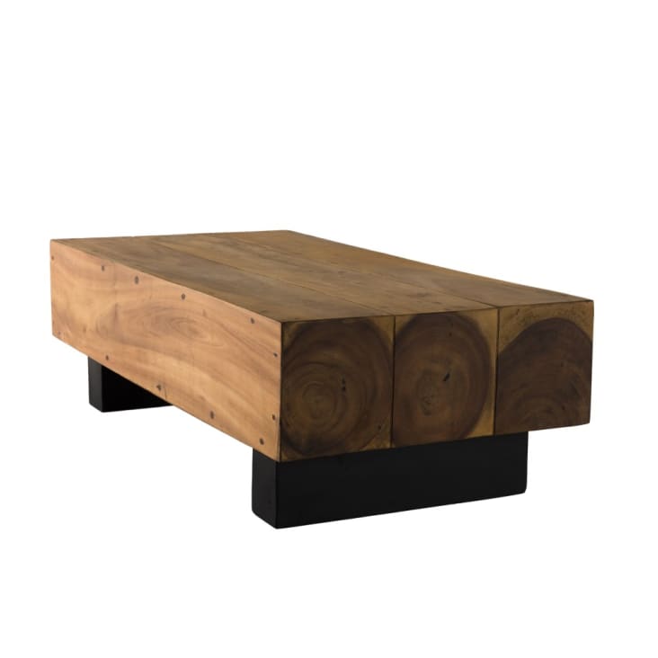 Couchtisch Aus Holzbalken