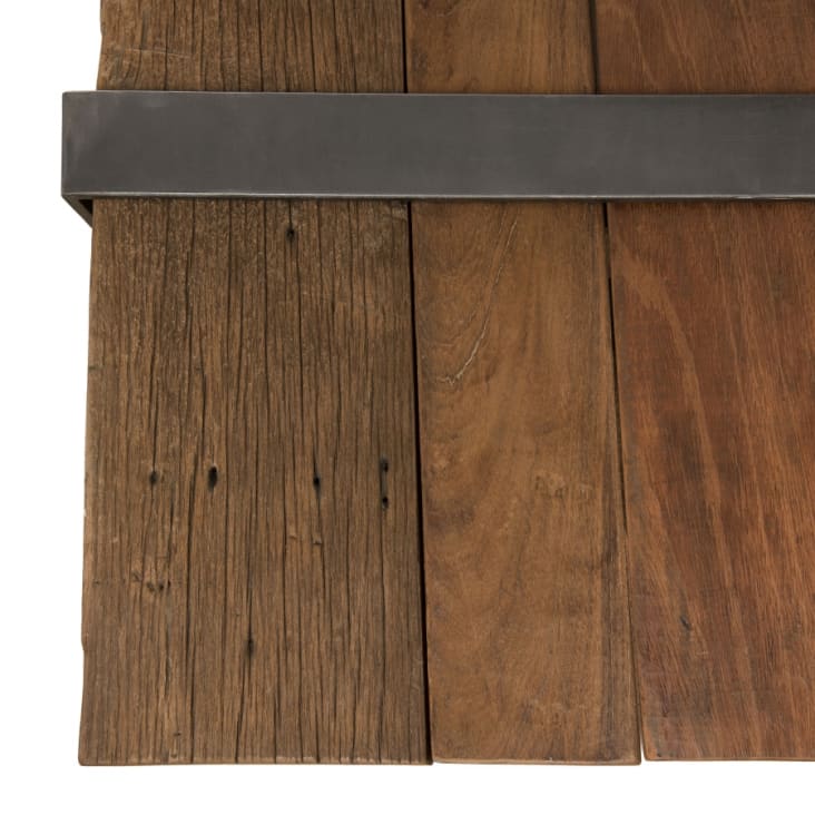 Table basse multi-planches en bois massif cerclée métal L161-Leonce cropped-6