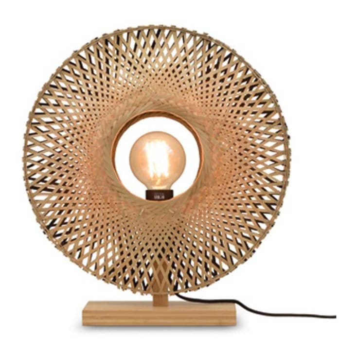 Lampe de table en bambou H50cm-KALIMANTAN