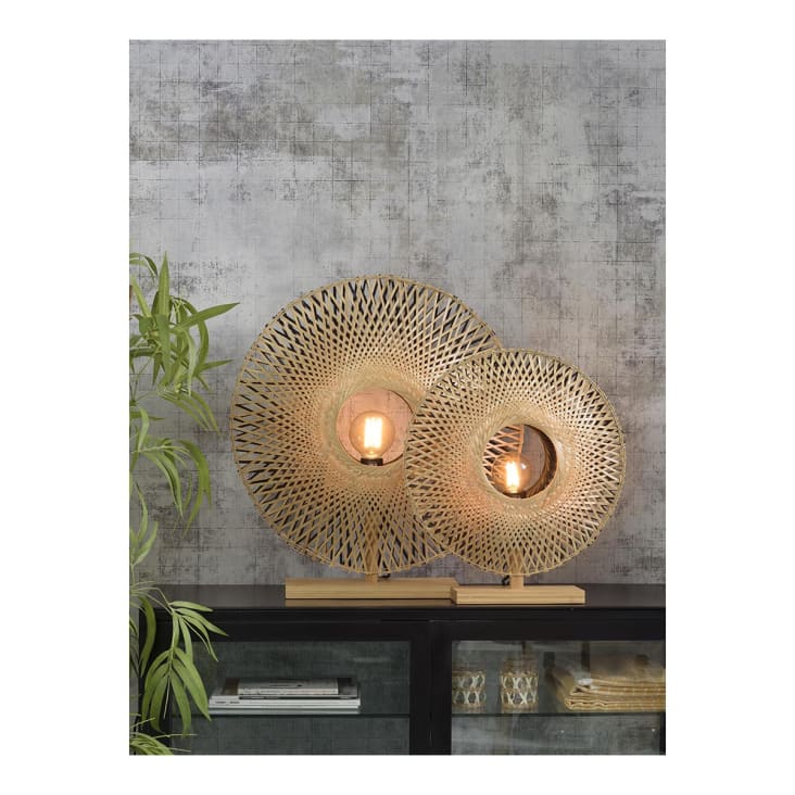 Lampe de table en bambou H50cm-KALIMANTAN cropped-3