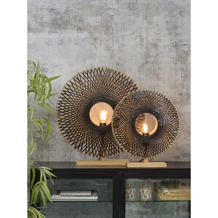 Lampe de table en bambou H50cm-KALIMANTAN cropped-6