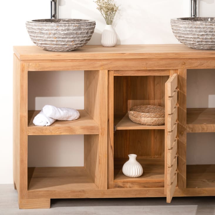 Mueble baño madera maciza de diseño . Tienda on-line nórdico.
