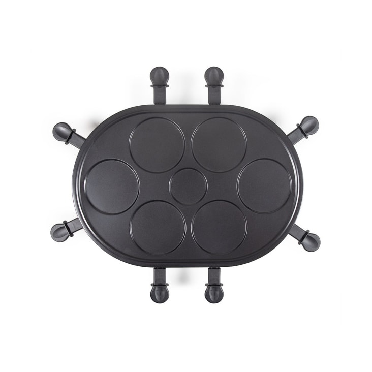 Appareil à raclette et mini-crêpes en métal noir-DOC188 cropped-4