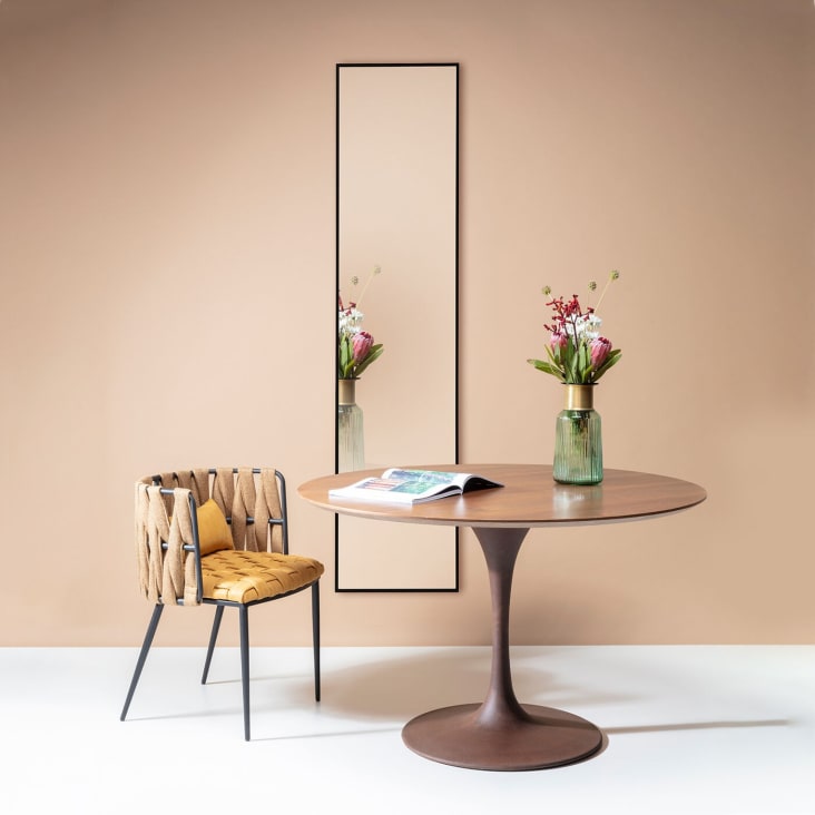 Specchio Da Parete Effetto Finestra 90x60 Cm – Design Industriale Con Cornice In Metallo Dorato, Rettangolare Per Ingresso E Soggiorno