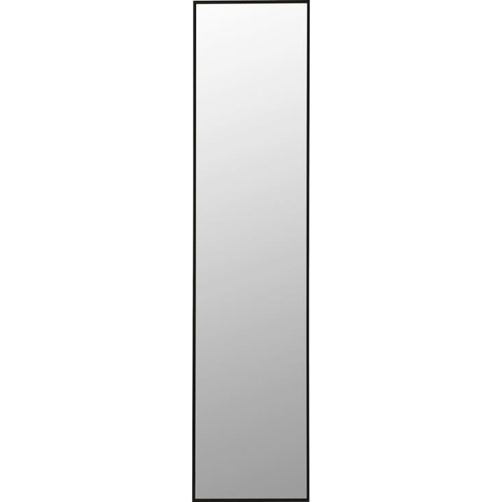 Miroir en métal noir 180x30 BELLA