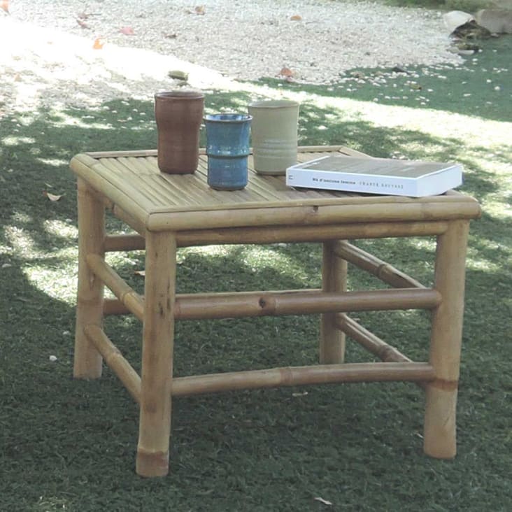 Table basse carrée en bambou-Taman cropped-4