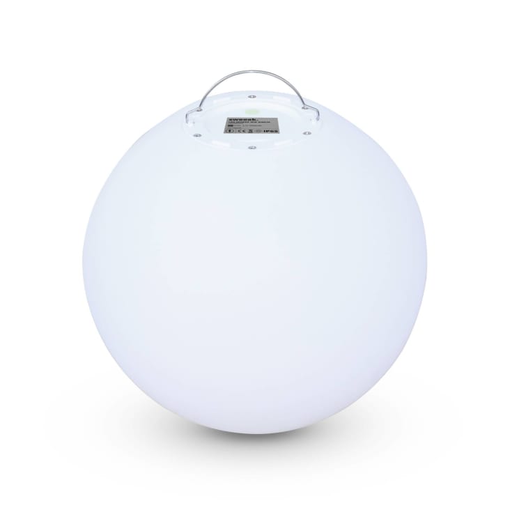 Boule led 40cm – sphère décorative lumineuse, D40cm, blanc chaud-Sphère led cropped-5
