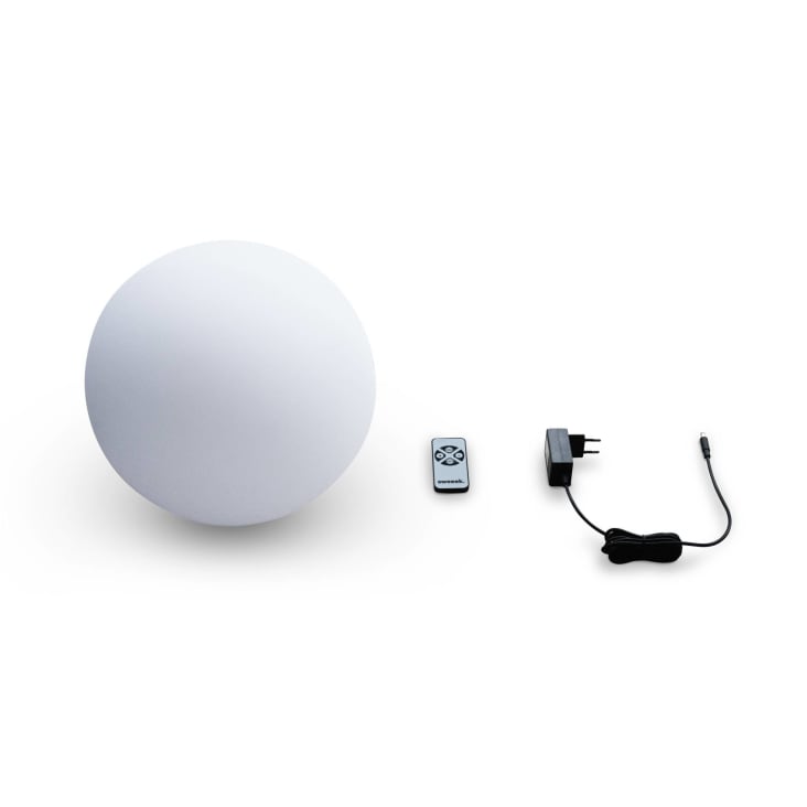 Boule led 40cm – sphère décorative lumineuse, D40cm, blanc chaud-Sphère led cropped-7