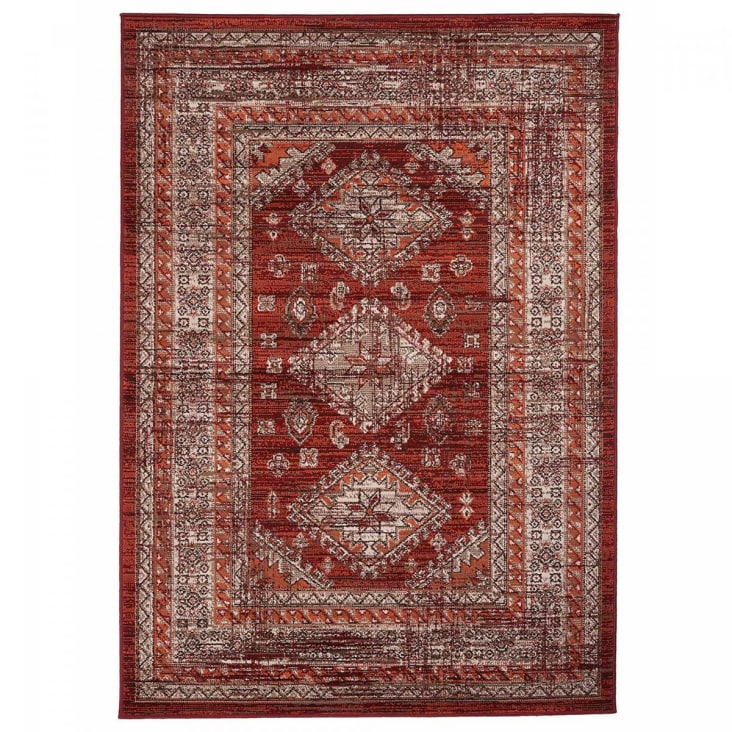 Tapis orient style 80x150 rouge OEKO-TEX®-Af1 dazor cropped-5