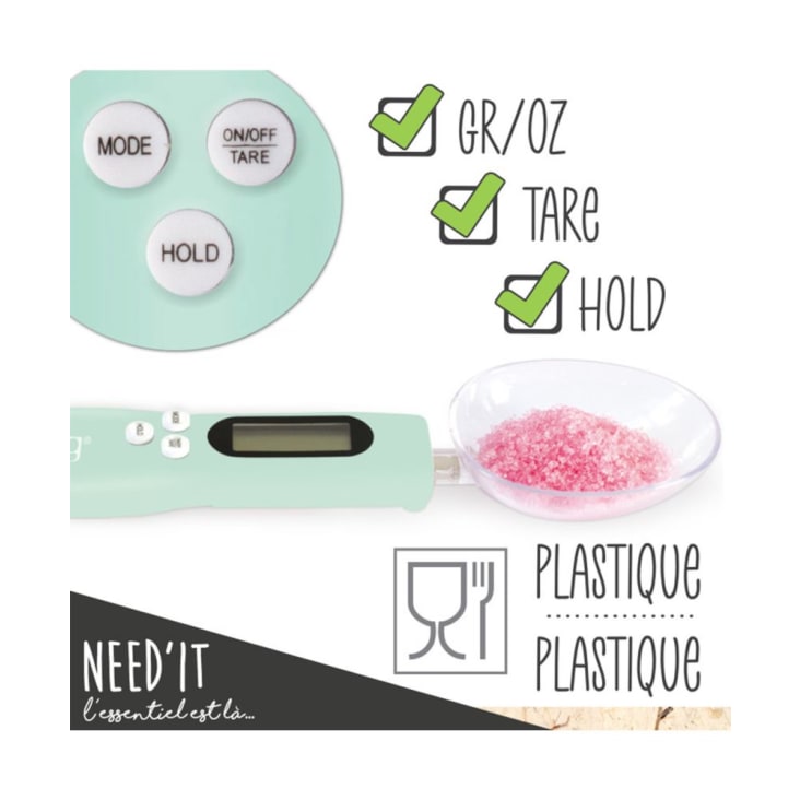 Bilancia Digitale 2-in-1 Con Cucchiaio E Termometro | Misura Peso E Temperatura Per Cucina - Foto 6