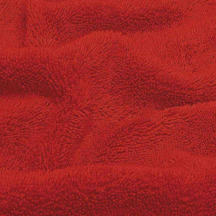 Maxi drap de bain 550 g/m²  rubis 100x150 cm-Luxury cropped-3