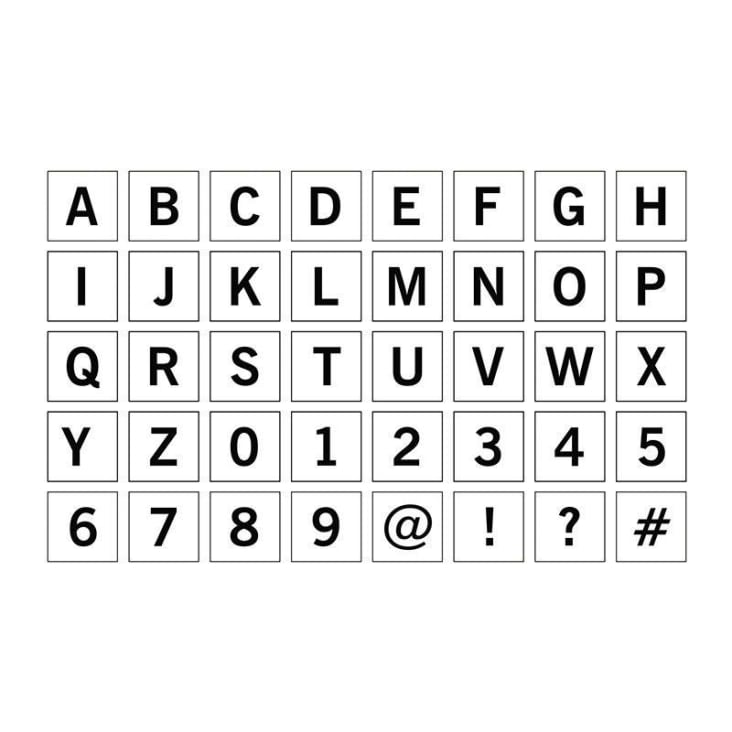 30 tampons alphabets bois 'Artémio' Mini Tub - La Fourmi creative