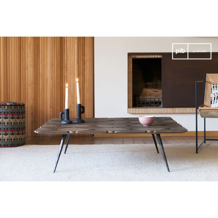 Grande table basse en bois marron-Lincoln cropped-3