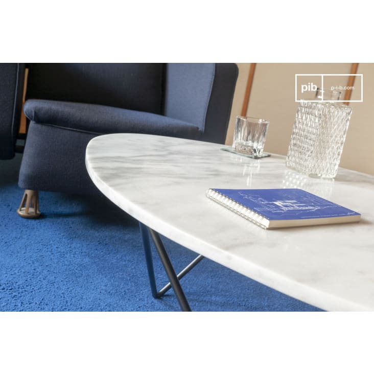 Table basse en marbre blanc-Trivisan cropped-6