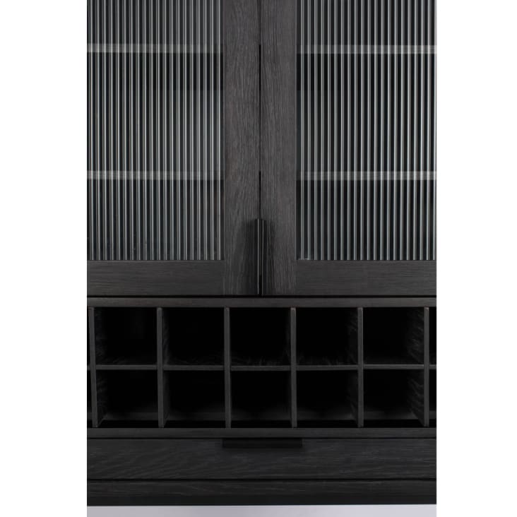 Mueble bar de madera negro-Travis cropped-6