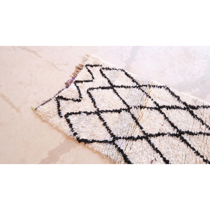 Tappeto Boh&eacute;mien KUTA 6,6x40 Cm - Stile Marocchino Lavabile Per Corridoio