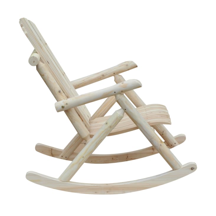 Fauteuil de jardin rocking chair bois de pin cropped-5