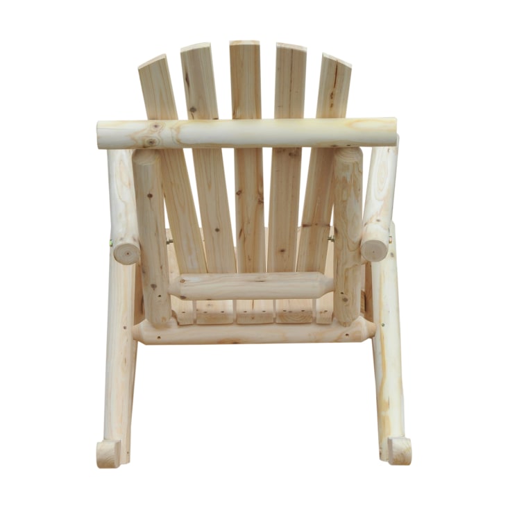 Fauteuil de jardin rocking chair bois de pin cropped-6