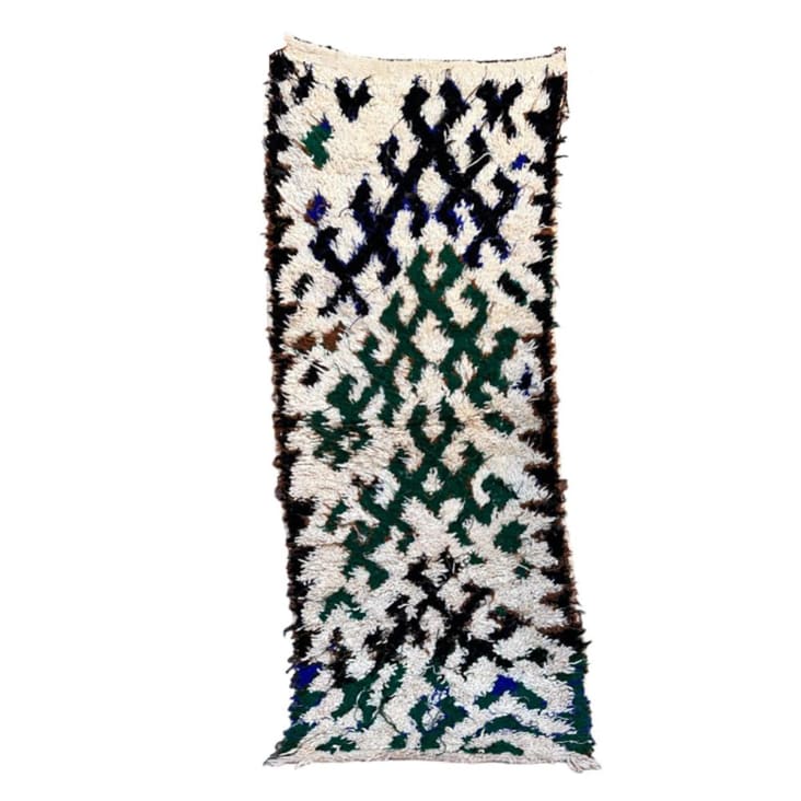 Tapis Berbere marocain pure laine 70 x 171 cm-Berbere cropped-2