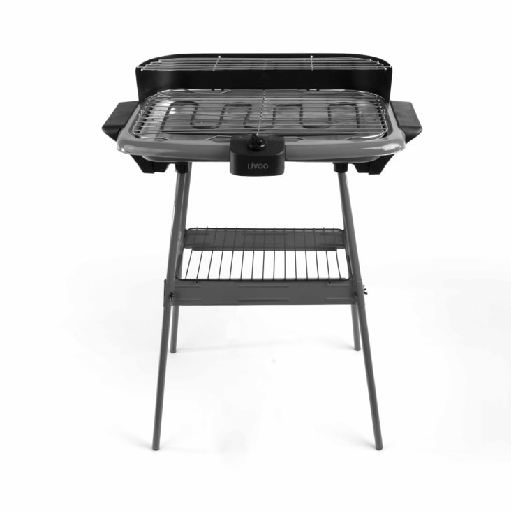 Barbecue électrique sur pieds en métal gris-DOM297G cropped-2