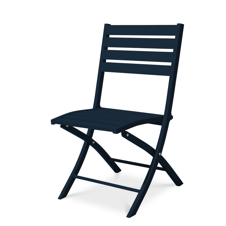 Chaise de jardin pliante en aluminium marine-Marius