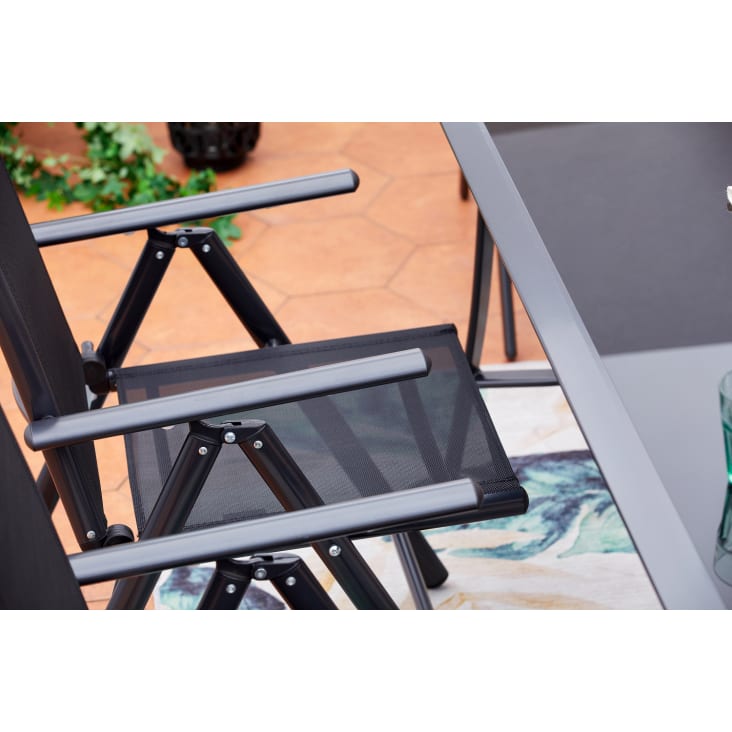 Table de jardin et 8 chaises en aluminium-Rimini cropped-10
