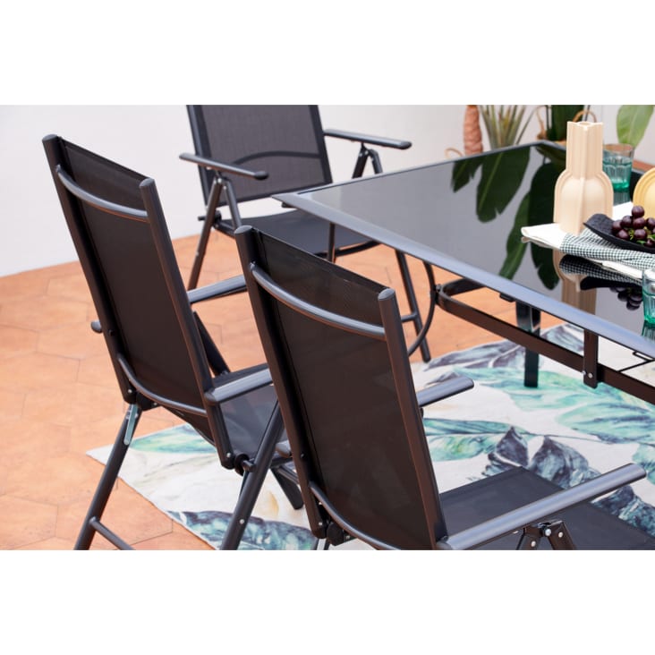 Table de jardin et 8 chaises en aluminium-Rimini cropped-9