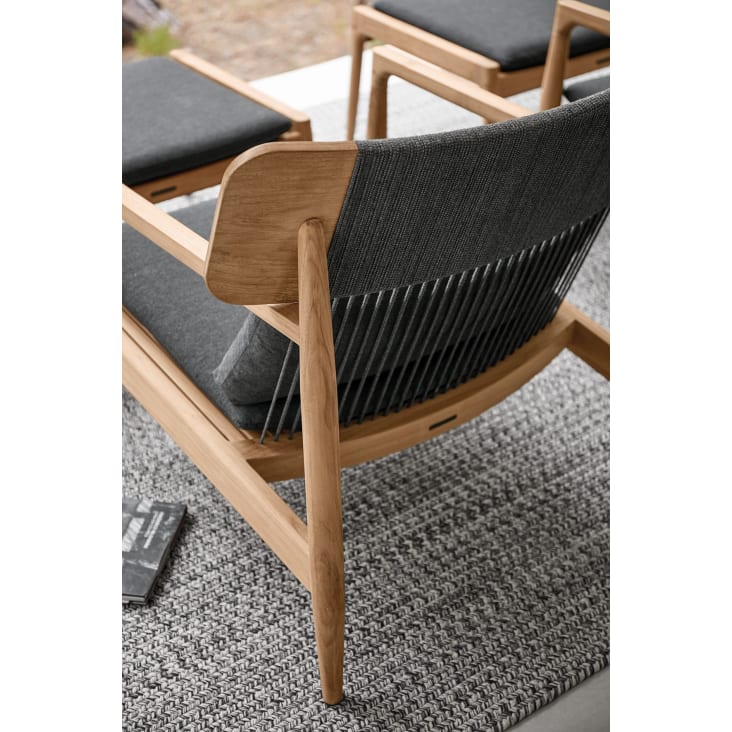 Chaise en corde granite et teck-ARCHI LOUNGE cropped-3